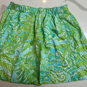 Lilly Pulitzer Elastic Waist Skirt with Pockets Size L